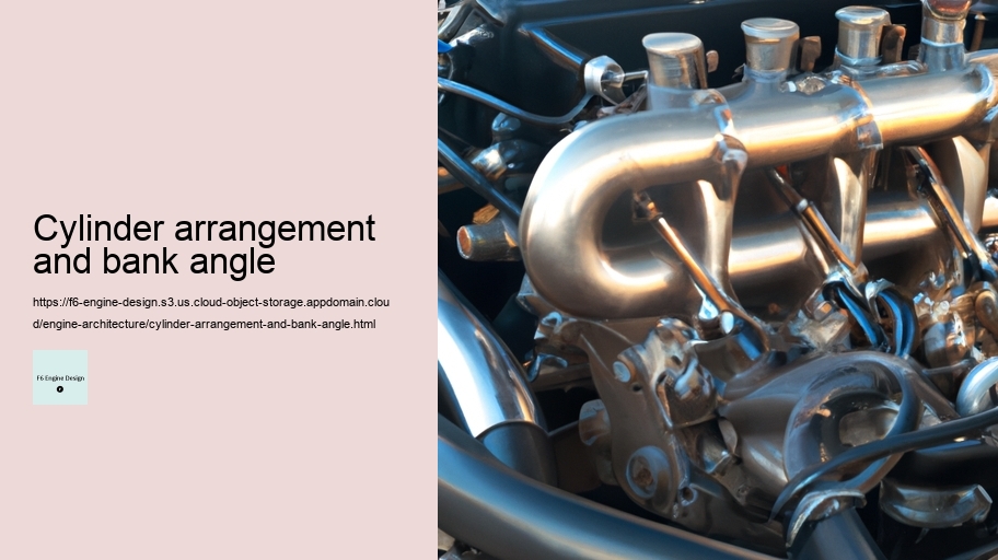 Cylinder arrangement and bank angle