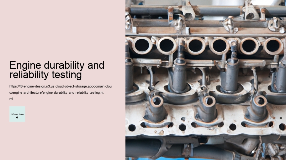 Engine durability and reliability testing