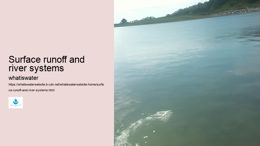 Surface runoff and river systems